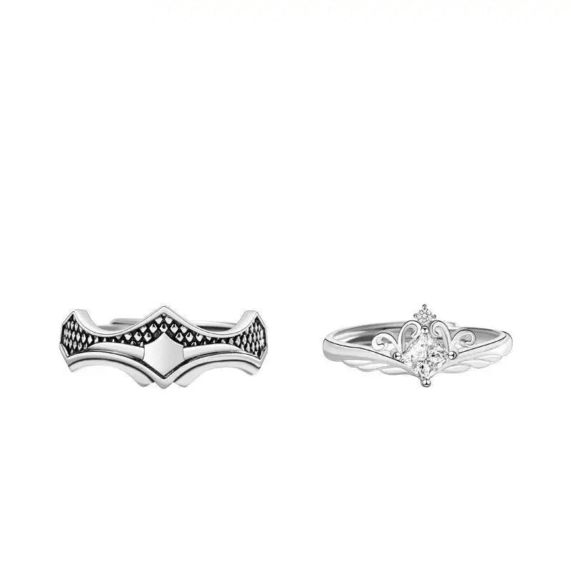 Royal Oaths - Sterling Silver Rings (Adjustable)