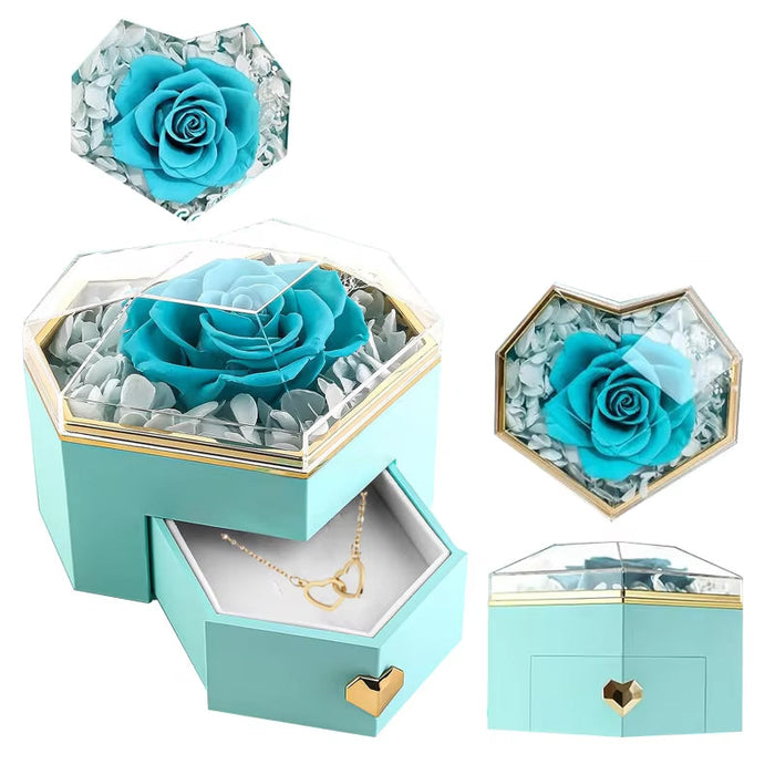 Heart Box with Eternal Rose (Box Only)