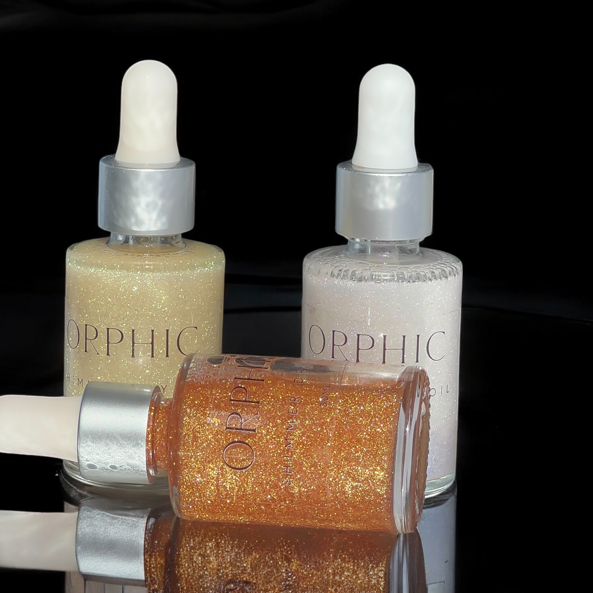 "Óleo Corporal Shimmer Orphic — Brilho que Transforma sua Pele em Luz" (ULTIMAS UNIDADES EM ESTOQUE)