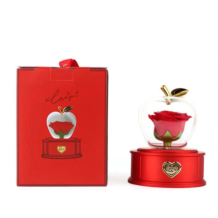 Apple Box with Eternal Rose