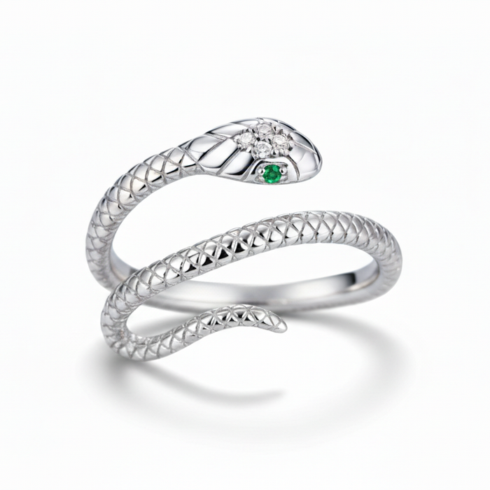 Silver Snake Ring